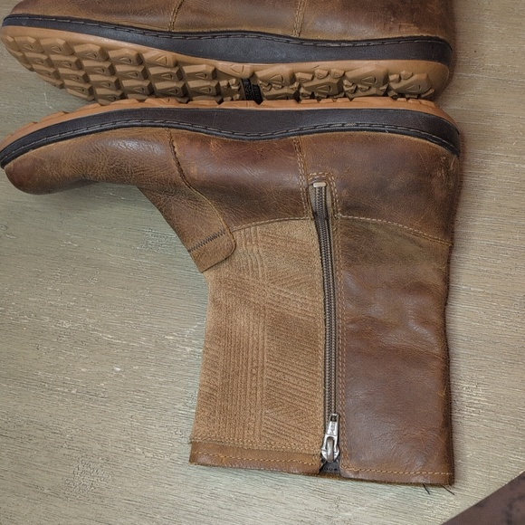 Merrell Ashland Vee Leather Suede Waterproof Mid Calf Boots Tan Women’s 10 - Picture 7 of 12